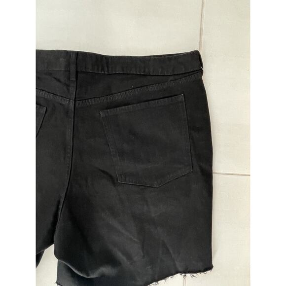 Old Navy Shorts Jean Denim Cut Off High Rise OG Straight - Picture 6 of 8